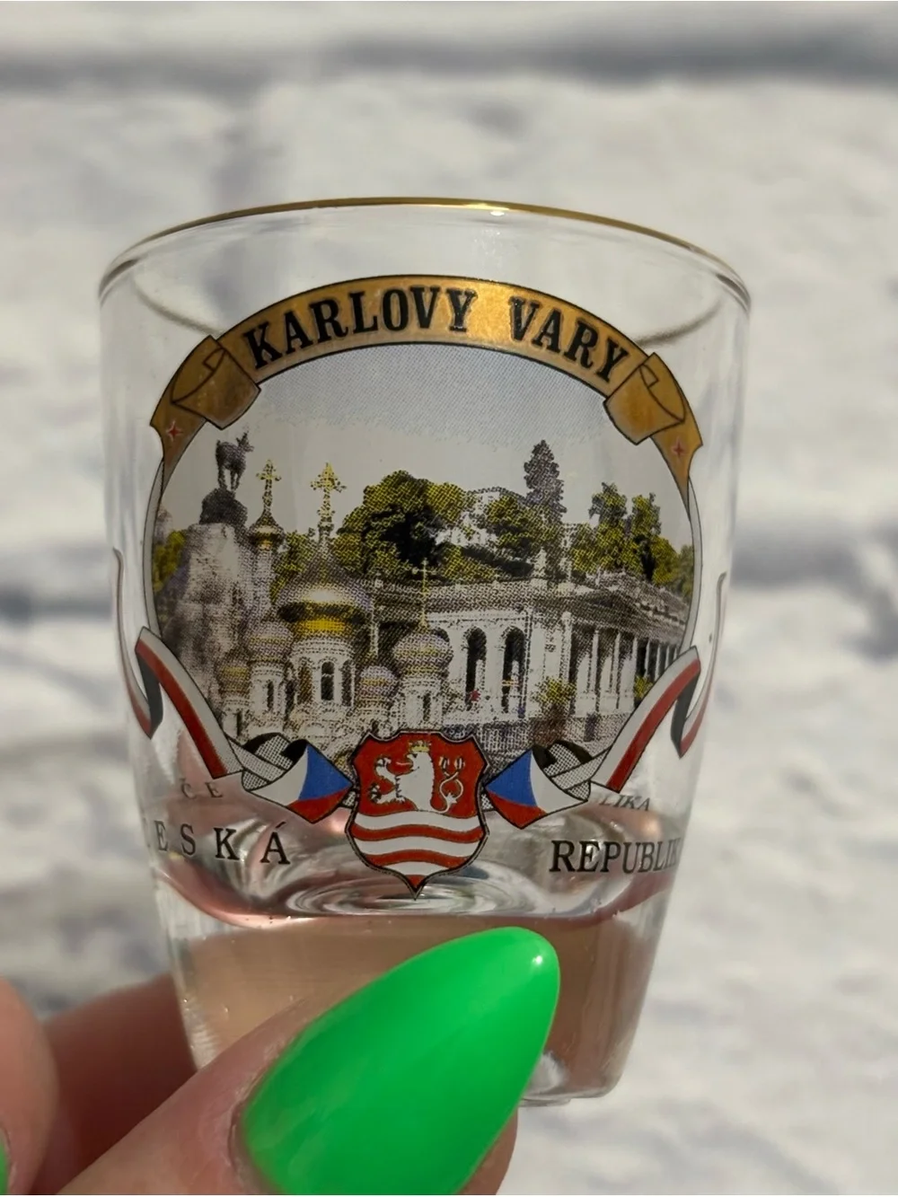 Holland, Switzerland, Paris, Germany, Czech Republic collectible shot glasses